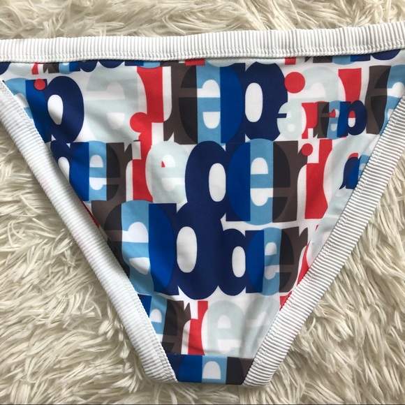 Aerie Logo Print Bikini Bottom NWOT - Picture 4 of 7